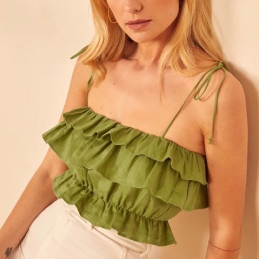 Reformation Ruskin crop top